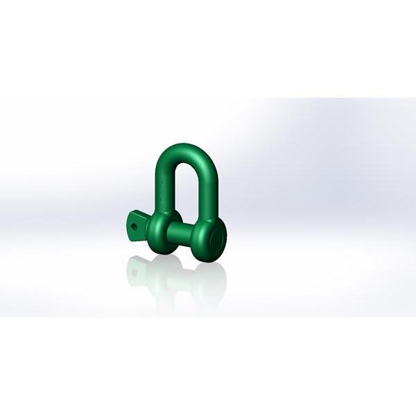 Прямая такелажная скоба (D-Shackle) с винтовым пальцем MBL 20 т — артикул HO-1920