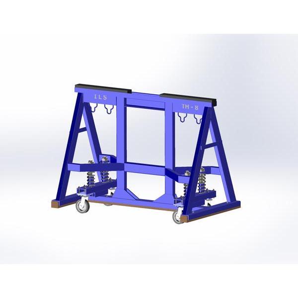 Сверхтяжелый опорный козел с 4 колесами (Heavy Duty) MBL 150 т, ширина 1700 мм — артикул TH-8