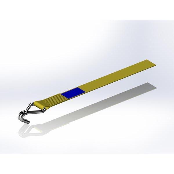 Длинная сменная часть ремня с крюком MBL 5 т, L=4,5 м — артикул WE-40-4,5 (WEBBING LONG PART MBL 5 TON L=4,5M), аналоги: WE-50-4.5, WLP-50-4.5, 1-11-14-45